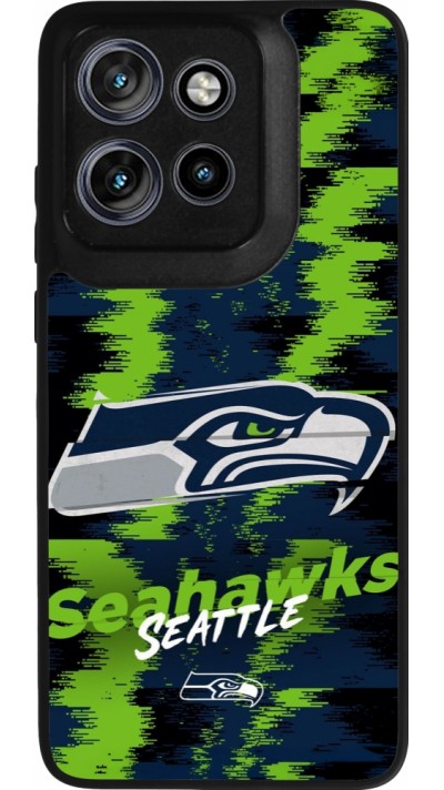 Coque Motorola Moto S50 - Silicone rigide noir Super Bowl 26 Seattle 2