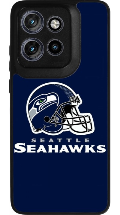 Coque Motorola Moto S50 - Silicone rigide noir Super Bowl 26 Seattle 3