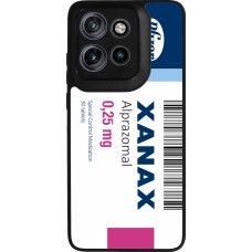 Coque Motorola Moto S50 - Silicone rigide noir Xanax Alprazolam 2025