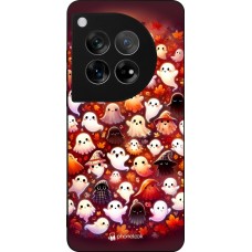 OnePlus 12 Case Hülle - Silikon schwarz Gespenster Herbst niedlich