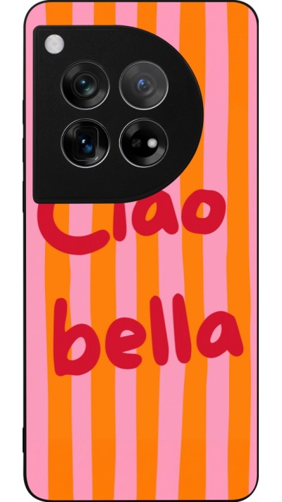 Coque OnePlus 12 - Silicone rigide noir Bye Bella 2026