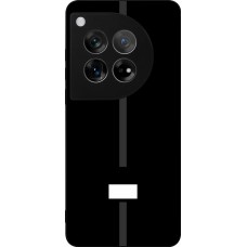 Coque OnePlus 12 - Silicone rigide noir Canton FR noir