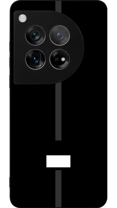 OnePlus 12 Case Hülle - Silikon schwarz Kanton FR schwarz