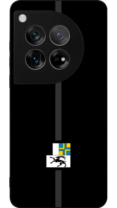 OnePlus 12 Case Hülle - Silikon schwarz Kanton GR schwarz