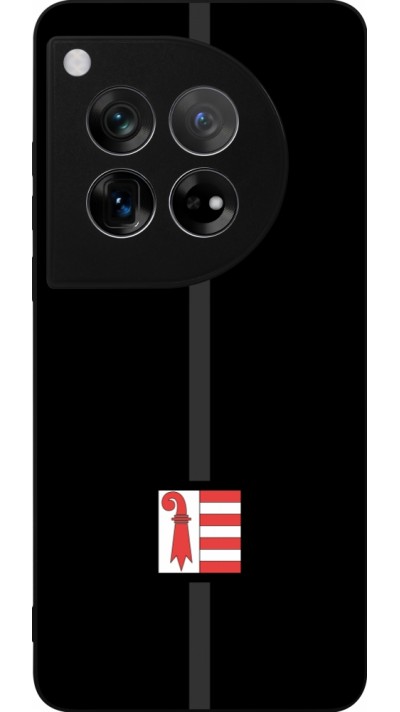 OnePlus 12 Case Hülle - Silikon schwarz Kanton JU schwarz