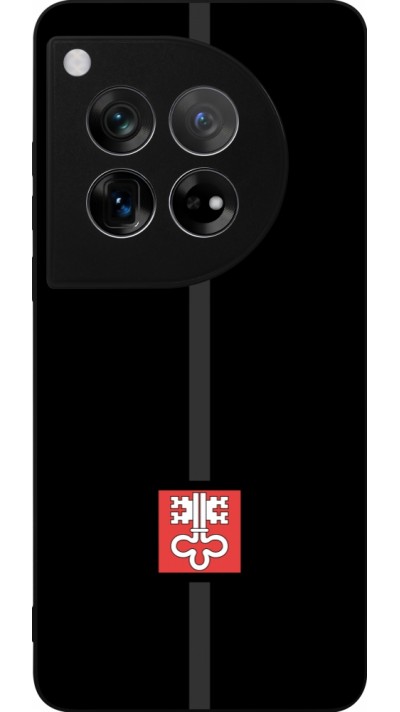 OnePlus 12 Case Hülle - Silikon schwarz Kanton NW schwarz