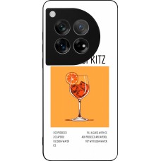 OnePlus 12 Case Hülle - Silikon schwarz Cocktail Rezept Aperol Spritz