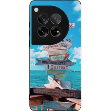 OnePlus 12 Case Hülle - Silikon schwarz Cool Cities Directions