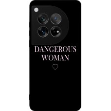 OnePlus 12 Case Hülle - Silikon schwarz Dangerous woman