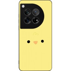 Coque OnePlus 12 - Silicone rigide noir Easter 2026 Little chicken
