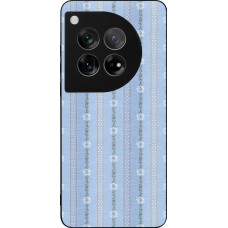 OnePlus 12 Case Hülle - Silikon schwarz Edelweiss