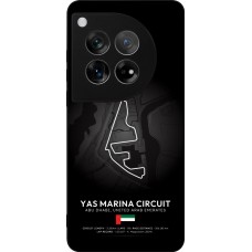 Coque OnePlus 12 - Silicone rigide noir F1 Track 2025 Abu Dhabi