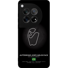 Coque OnePlus 12 - Silicone rigide noir F1 Track 2025 Brazil