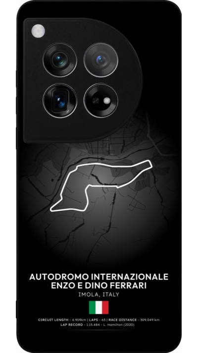 Coque OnePlus 12 - Silicone rigide noir F1 Track 2025 Emilia-Rogmana