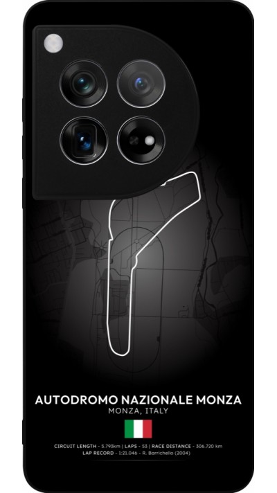 Coque OnePlus 12 - Silicone rigide noir F1 Track 2025 Italy