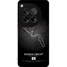 Coque OnePlus 12 - Silicone rigide noir F1 Track 2025 Japan