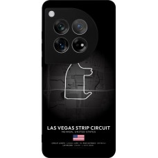 Coque OnePlus 12 - Silicone rigide noir F1 Track 2025 Las Vegas