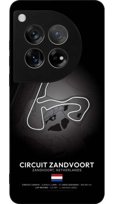 Coque OnePlus 12 - Silicone rigide noir F1 Track 2025 Netherlands