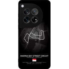 Coque OnePlus 12 - Silicone rigide noir F1 Track 2025 Singapore