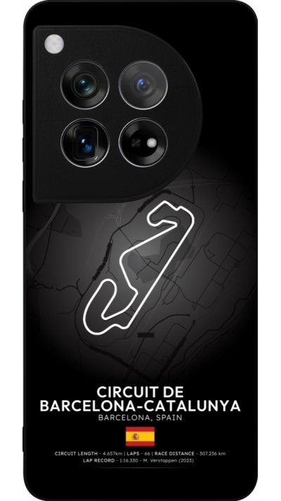 Coque OnePlus 12 - Silicone rigide noir F1 Track 2025 Spain
