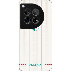 Coque OnePlus 12 - Silicone rigide noir Maillot de football Algérie 2026 personnalisable