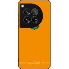 Coque OnePlus 12 - Silicone rigide noir Maillot de football Australie 2026 personnalisable