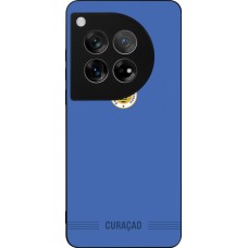 Coque OnePlus 12 - Silicone rigide noir Maillot de football Curaçao 2026 personnalisable