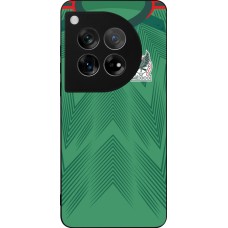 Coque OnePlus 12 - Silicone rigide noir Maillot de football Mexique 2022 personnalisable