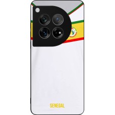 Coque OnePlus 12 - Silicone rigide noir Maillot de football Senegal 2022 personnalisable