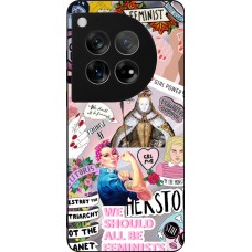 OnePlus 12 Case Hülle - Silikon schwarz Girl Power Collage
