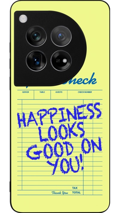 Coque OnePlus 12 - Silicone rigide noir Guest check 2026