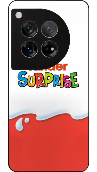 OnePlus 12 Case Hülle - Silikon schwarz Kinder Surprise