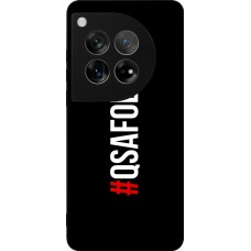 Coque OnePlus 12 - Silicone rigide noir Qsafoda 1
