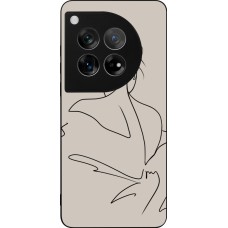 Coque OnePlus 12 - Silicone rigide noir Salnikova 05