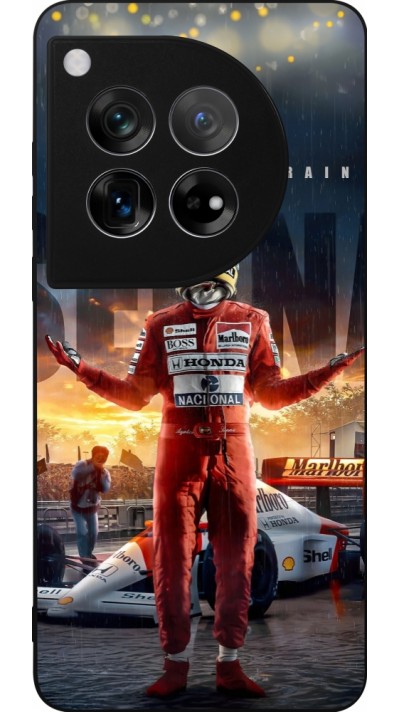 Coque OnePlus 12 - Silicone rigide noir Senna The King of Rain