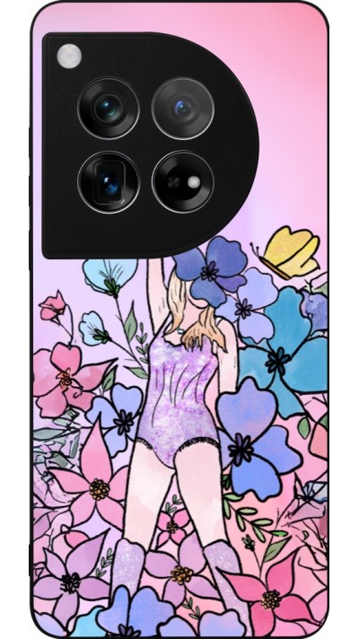 OnePlus 12 Case Hülle - Silikon schwarz Taylor Swift Sketch - Pink