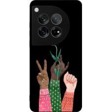 Coque OnePlus 12 - Silicone rigide noir Womens day 2026 2