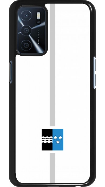 Coque OPPO A16s - Canton AG blanc