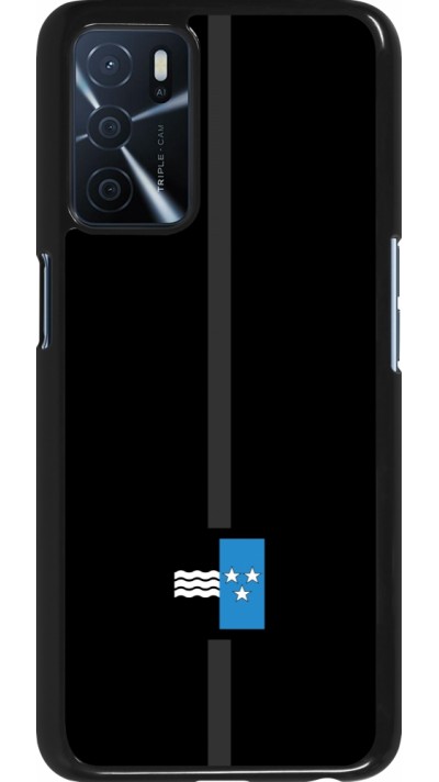 Coque OPPO A16s - Canton AG noir