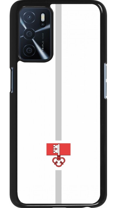 Coque OPPO A16s - Canton OW blanc