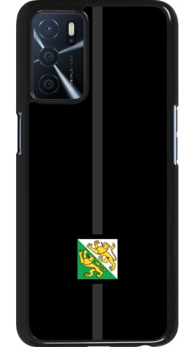 Coque OPPO A16s - Canton TG noir
