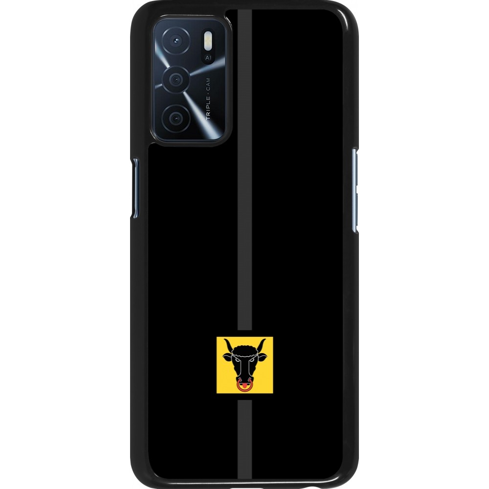 Coque OPPO A16s - Canton UR noir