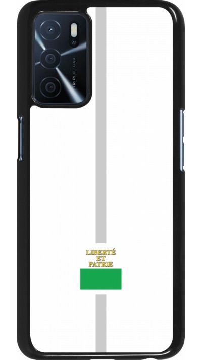 Coque OPPO A16s - Canton VD blanc