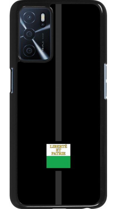 Coque OPPO A16s - Canton VD noir