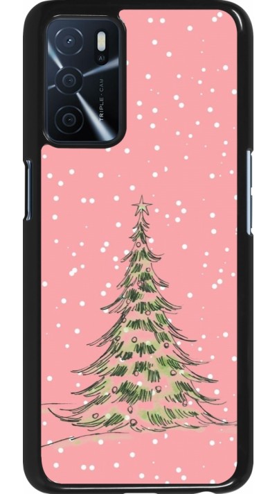 OPPO A16s Case Hülle - Christmas 25 Pink Tree