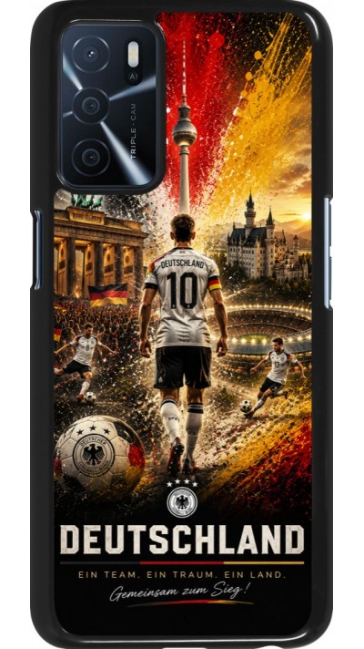 Coque OPPO A16s - Football Allemagne splash 2026