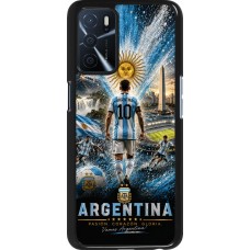 Coque OPPO A16s - Football Argentine splash 2026