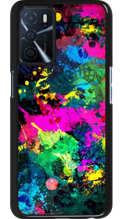 Coque Oppo A16s - Splash paint