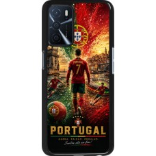Coque OPPO A16s - Football Portugal splash 2026