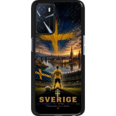 Coque OPPO A16s - Football Suède splash 2026